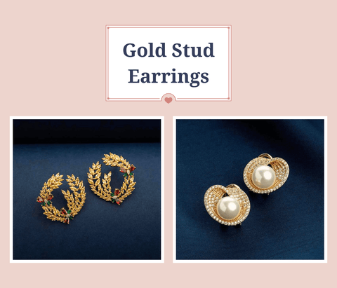 Latest Collection Of Gold Earrings Online| Aura Jewels
